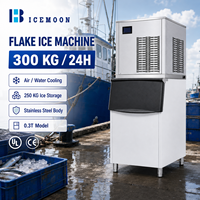 Machine à glace commerciale avec refroidissement par air et eau pour le refroidissement de la pâte de boulangerie, production de glace en flocons et contrôle qualité en usine