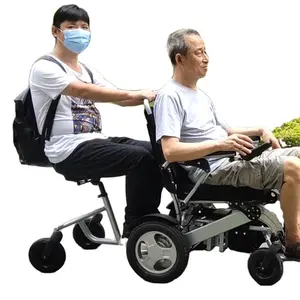 2人用電動車椅子トレーラーライド & 介護者アテンダント制御電動車椅子アクセサリー
