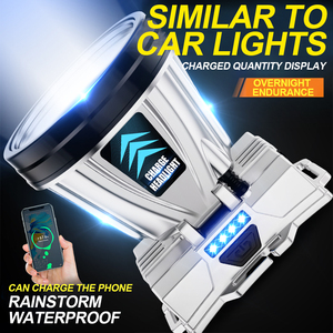 Linterna frontal superbrillante de alta potencia, linterna Led de 1200mAh para acampar al aire libre, linterna frontal de emergencia con carga, linterna frontal para pesca - Product Image 2