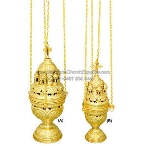 Encensoir russe en laiton poli, 22256 — 1 - Product Image 2