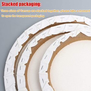 XinyiArt Art High Quality Round Shape <strong>Canvas</strong> Art <strong>Frame</strong> of 10 20 30 40 50 60 cm Wholesale Oil Painting <strong>Canvas</strong> - Product Image 2