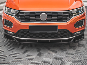Splitter anteriore lucido materiale ABS vendita calda khunting per VW <span class=keywords><strong>T</strong></span>-<span class=keywords><strong>ROC</strong></span> MK1 <span class=keywords><strong>2017</strong></span>- - Product Image 3