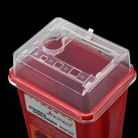 JCMED 510k Conteneur médical tranchant Conteneurs en plastique pour objets tranchants et à risque biologique Petits conteneurs à poubelle tranchants