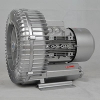Haute pression Double étage anneau ventilateur canal centrifuge côté ventilateur centrifuge ventilateur centrifuge vide pour crevette pisciculture ferme