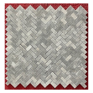 Azulejos de mosaico de mármol gris Bardiglio Afyon, diseño moderno, directo de fábrica, profesional para cocina, baño, suelo, decoración de pared - Product Image 2
