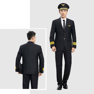 Set Uniforme Personalizzato per Piloti <span class=keywords><strong>di</strong></span> Aviazione, Camicia e Pantaloni per Piloti e Assistenti <span class=keywords><strong>di</strong></span> <span class=keywords><strong>Volo</strong></span>, Vendita all'Ingrosso - Product Image 1