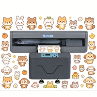 Printer UV Rotary 360 Derajat ATUE Double Head XP600 Tx800 30cm Varnish Flatbed A3 Botol Silinder