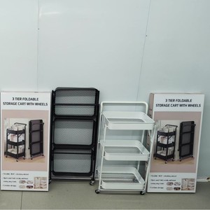 Étagère de rangement métallique multi-niveaux <span class=keywords><strong>Kingpower</strong></span> pour salon, chariot de sol multifonctionnel moderne et simple - Product Image 3