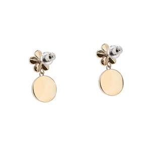 Boucles d'oreilles Fossil Val Vintage Vacation en nacre en or blanc - Product Image 2