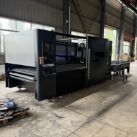 Mesin Pemotong Laser Serat Digital Otomatis 3-Axis Pendingin Air LINCOLN 6025 3000W-60000W Cypcut HIWIN untuk Industri Berat Logam