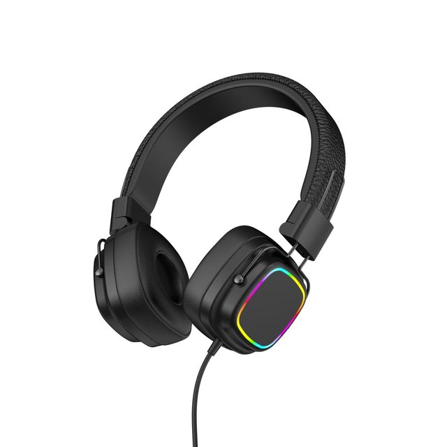 Factory Cheap Wired Earphones 3.5mm Interface Retro Over Ear Headphone for Laptop Computer