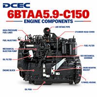 Harga Pabrik Mesin Diesel Seri SCDC DCEC Cum 6B 6BT 6BTA5.9 6BTAA5.9 6BTAA5.9-C150 untuk Mesin Konstruksi Loader