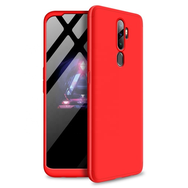Ultra Thin Slim Skin Hard PC Case Back Cover, 3 in 1 Full Protective Mobile Phone Case for Oppo A9