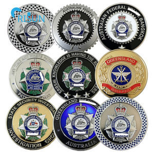 Pièces commémoratives personnalisées de la Faisceau de Forces du Nouvel-Angleterre (NSW) avec drapeau australien, médaille de vétéran, pièce de défi sur mesure Australie - Product Image 1