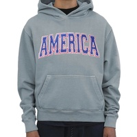 En gros personnalisé juillet jour de l'indépendance Sequin brodé Amérique USA drapeau fer sur patchs pour vêtements à capuche chapeau Logo patchs