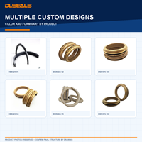 Bague d'étanchéité labyrinthe en PTFE de remplacement OEM pour palier de journal de moteur industriel, fabriquée sur mesure selon échantillon ou dessin