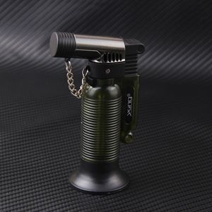 Silver Star Elbow Welding Gun Double Straight Punch Single Spray Windproof Cigar <b>Lighter</b> - Product Image 2