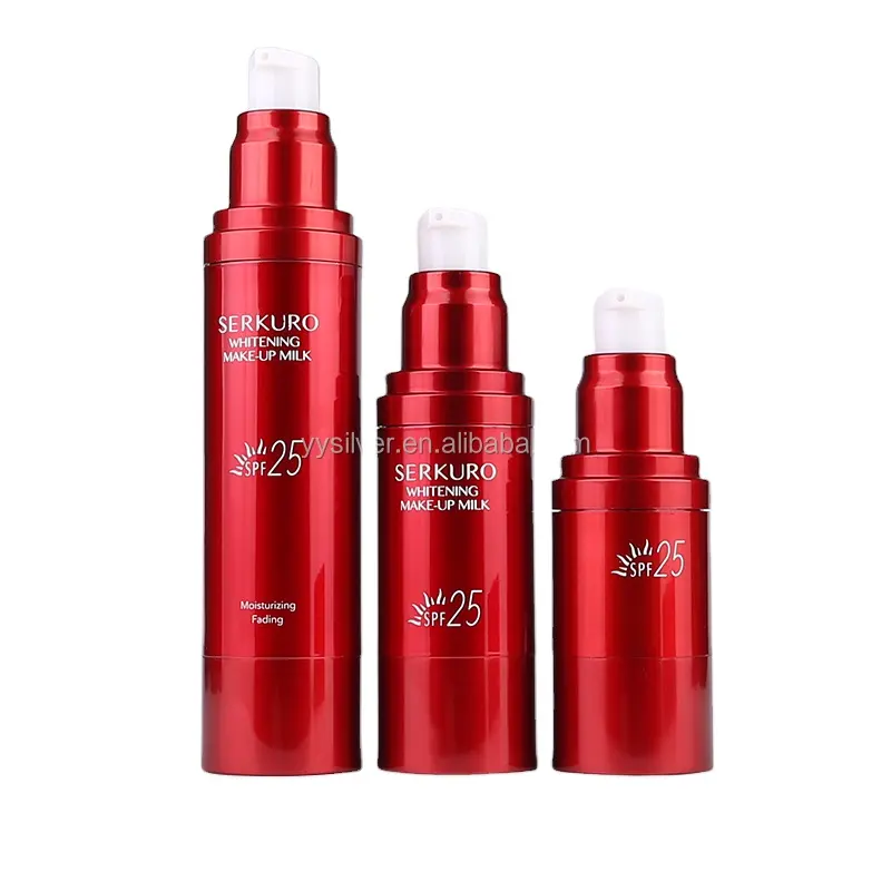 Aluminium neue Kosmetik verwenden und pflegen Hand creme Tube Typ Airless Flasche 20ml 30ml 50ml