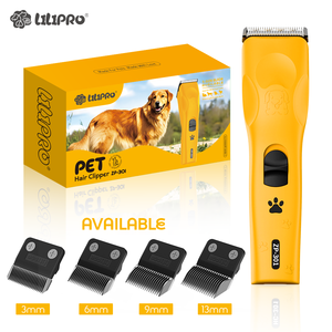 LILIPRO ZP-301 Tondeuse professionnelle sans fil pour animaux de compagnie Lame en acier inoxydable détachable Tondeuse pour chien Produit de toilettage <span class=keywords><strong>électrique</strong></span> pour chat - Product Image 1