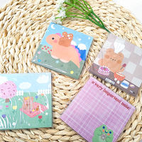 Ensemble de bloc-notes personnalisé quantité minimale de commande bas Notes autocollantes de cadeau de forme mignonne avec bloc-notes imprimés de Logo pour la prise de notes personnalisée