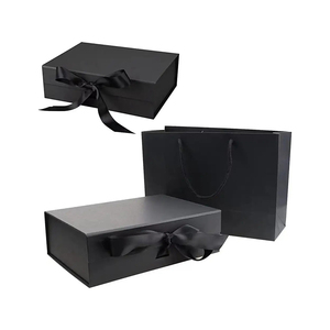 Gran oferta, práctica caja de paquete de regalo de papel cuadrado grande con tapa, vacaciones para envío y listas para enviar correo - Product Image 1