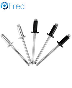 Remache ciego de extremo abierto con cabeza avellanada doble galvanizado a prueba de agua Fred DIN7337 - Product Image 1