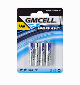 GMCELL R03p 45 мин 1,5 В AAA <span class=keywords><strong>r03</strong></span> Um4 <span class=keywords><strong>3a</strong></span> нет 7 сухая батарея - Product Image 2