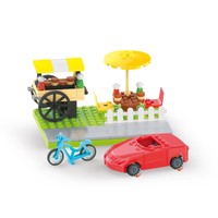 COGO – blocs de construction compatibles pour enfant, jouet en plastique ABS, briques à assembler soi-même, ensemble de 600 pièces
