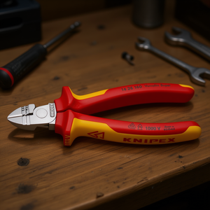 Alicates de Corte Diagonal Knipex 14 26 160 de Acero al Cromo Vanadio, Alicates Industriales - Product Image 2