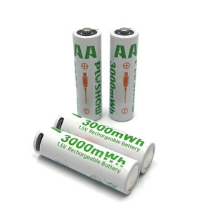 充電式バッテリーUSBケーブル付き1100mwhワイヤレスマウス、おもちゃ、リモコン<span class=keywords><strong>1</strong></span>.5V充電式バッテリー - Product Image 5