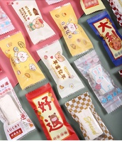 MorSun 100Pcs Hot Seal Sacs à la main Bonbons Nougat Biscuit Emballage 4*9.5cm