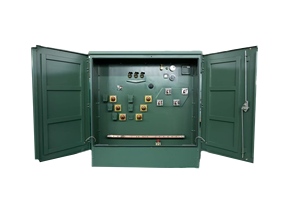 หม้อแปลงไฟฟ้าแบบติดตั้งบนแท่น 3 เฟส ขนาด 630KVA สำหรับใช้งานกลางแจ้ง ทนทานต่อสภาพอากาศ พร้อมระบบจ่ายไฟแบบ Loop Feed ขดลวดทองแดง/อลูมิเนียม พร้อมฟิวส์แบบ Bay-<span class=keywords><strong>O</strong></span>-<span class=keywords><strong>Net</strong></span> - Product Image 6