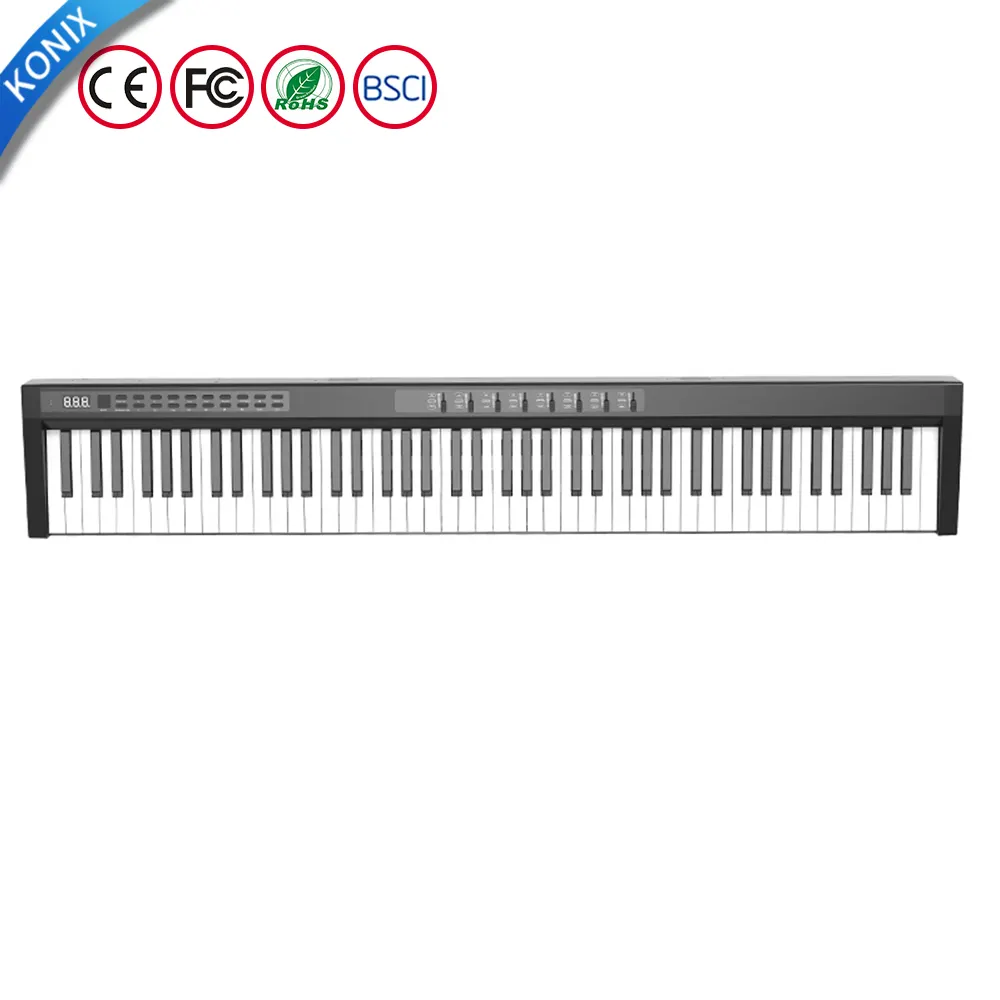 Pay Electronic Organ 88 Keys Lighting Piano Keyboard Professional Design Electric Piano Keyboard Music