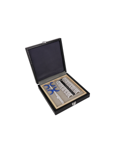 PS-48 Flipper Prism Set with Blue Handle Tool and White Lenses in Black Case - Product Image 1
