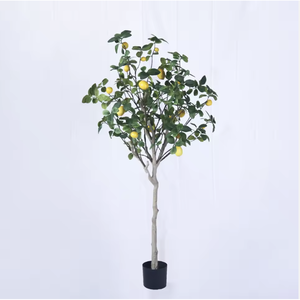Vente en gros d'arbres fruitiers artificiels miniatures en plastique écologiques, calamondins et clementines, décorations d'intérieur pour Noël et Pâques - Product Image 1