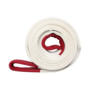 Yüksek kalite OEM Sling 1-10 Ton düz yumuşak Polyester kaldırma kemer dokuma Sling halat kaldırma için