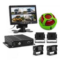 Système MDVR 4CH 4G GPS WiFi AI avec caméra de détection d'angle mort BSD pour camion lourd, surveillance de la sécurité des véhicules anti-collision
