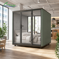 Cabine de repos modulaire personnalisée, insonorisée, confortable, pour espaces commerciaux