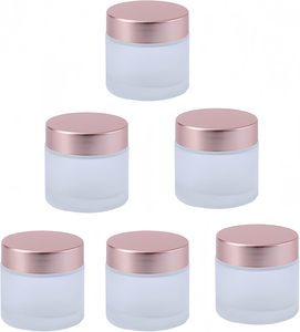 Tarro de Vidrio Esmerilado Transparente para Cosméticos, Tapa de Rosca de Plástico, 5g-80g, Color Personalizado, Envase Vacío para Crema para el Cuidado de la Piel - Product Image 1