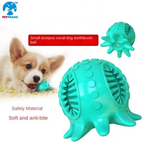 Jouet à mâcher pour animaux de compagnie en forme de pieuvre, résistant aux morsures, pour nettoyer les dents, en TPR, pour chiens de petite et moyenne taille - Product Image 5