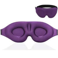 Masque pour les yeux en mousse 3D profilée, occultant, personnalisable, pour voyage, vente en gros, marque privée