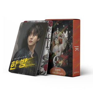Lot de 55 photocartes Kpop Lomo en gros – Cartes photo et autocollants STRAY KIDS Karma ROSE – Cartes Lomo Kpop de groupes populaires - Product Image 4