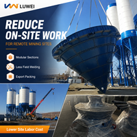 Silo de stockage en vrac pour cendres volantes, réservoir en acier scellé anti-humidité pour poudre, pour centrale à béton, prix usine