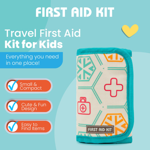 أفضل حقيبة للطوارئ 75 قطعة من أفضل حقائب السفر من علامة تجارية مخصصة لأغراض الإسعافات الأولية للأمهات والأطفال تشمل جميع اللوازم الطبية الأساسية - Product Image 2