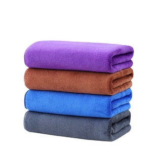 <b>Microfiber</b> Hair Drying <b>Towel</b> 35x75cm Solid Color Rectangular For Home Use - Product Image 3