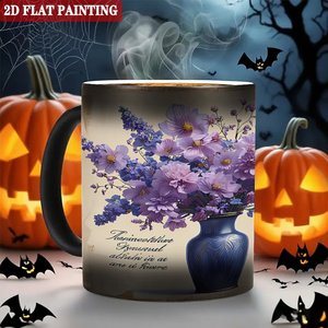 Frosted Black 11oz <b>Ceramic</b> Mug Heat Sensitive Sublimation Blank <b>Cup</b> For Custom Design - Product Image 6