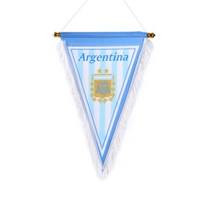 Bandera con el Escudo y Nombre de la Selección de Fútbol de Francia, Canadá, Alemania, Estados Unidos, Brasil, Argentina, con Borde Deshilachado - Product Image 5