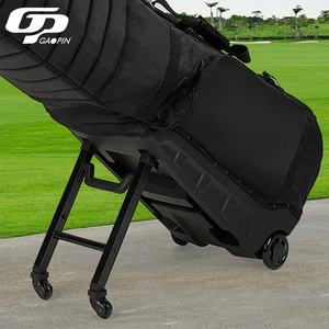 Sac <span class=keywords><strong>de</strong></span> voyage pour clubs <span class=keywords><strong>de</strong></span> golf portable et imperméable GP, pliable, avec support, rembourrage épais, roues silencieuses, construction renforcée, Air Course - Product Image 5