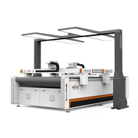 Máquina de Corte de Muestras de Tela de Cuero Motorizada Polytex, Mesa de Corte de Cuero Genuino
