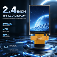 Pantalla LCD TFT de 2.4 Pulgadas y Resolución 240x320 a Precio Económico, con Interfaz MCU de 8 Bits y Ángulo de Visión de 6H